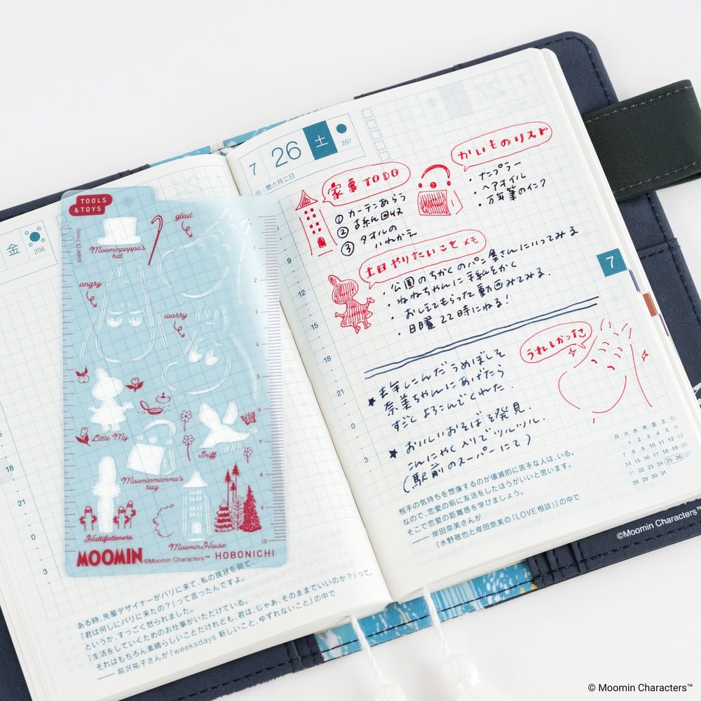 Moomin: Hobonichi Stencil - Moomin - Famous | Online Store
