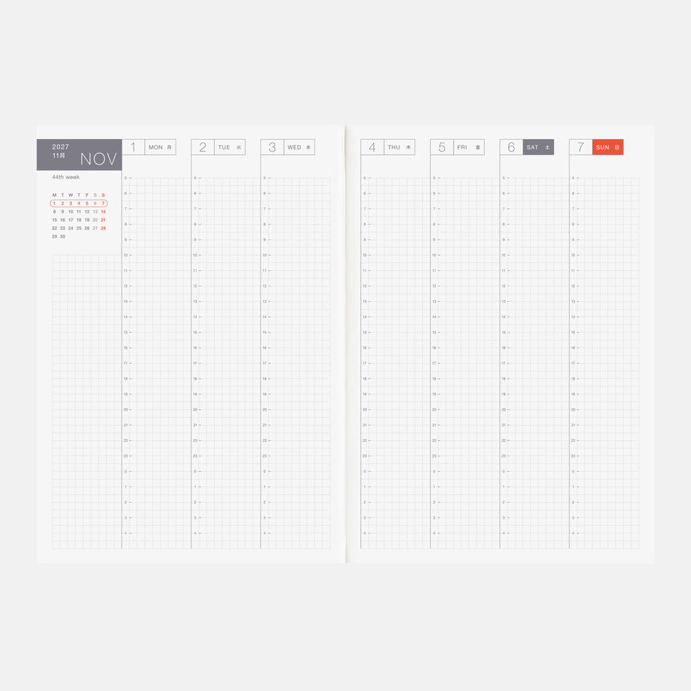 Hobonichi Techo Cousin A5 - 2027 - Famous | Online Store