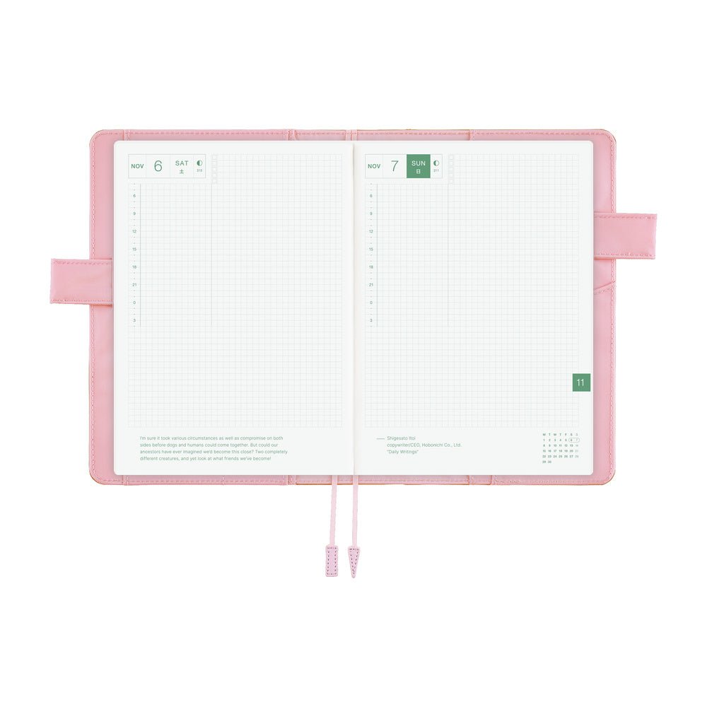 Hobonichi Techo Cover Cousin A5 - Colors: Chiffon Greige - Famous | Online Store