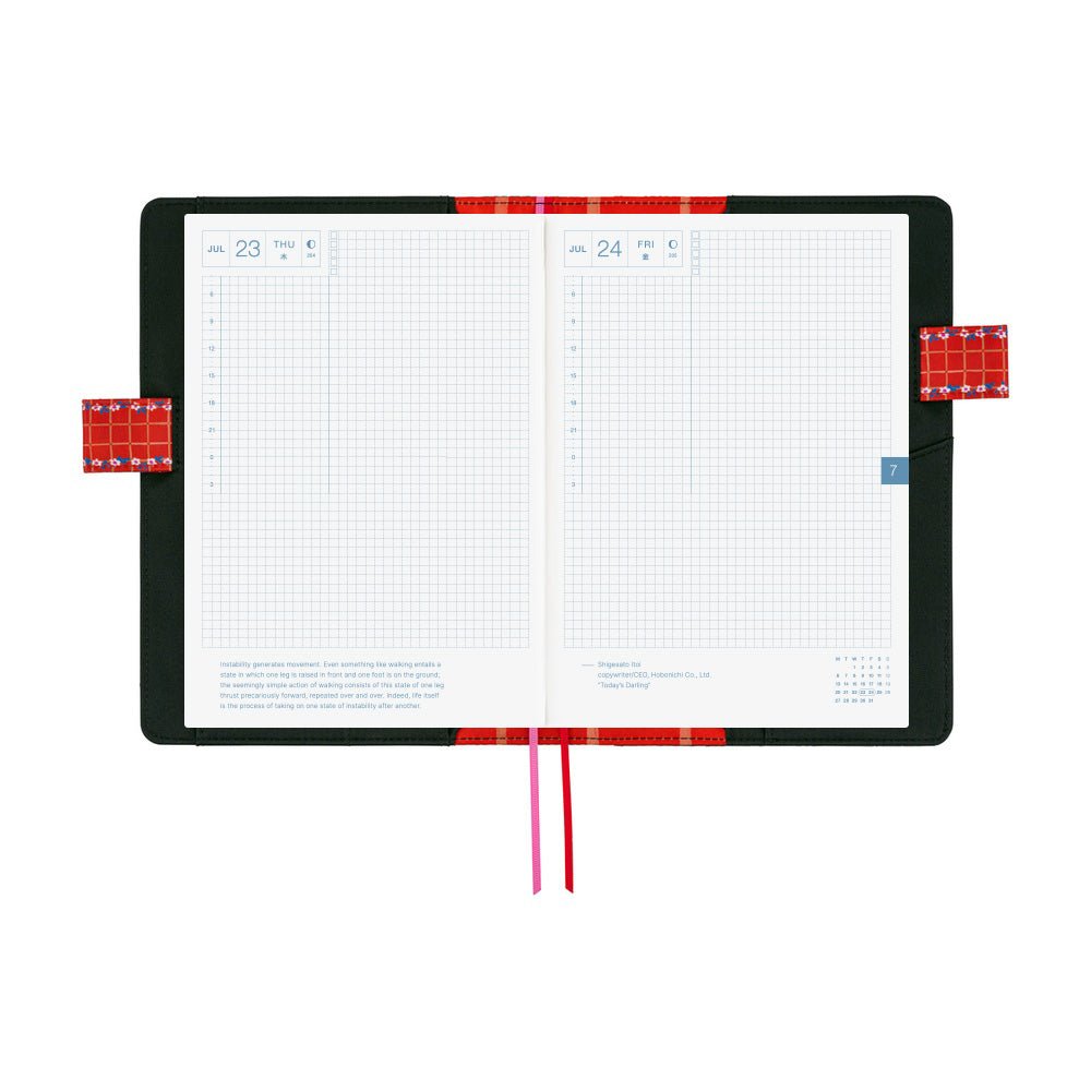 Hobonichi Techo Cover Cousin A5 - Yumi Kitagishi: White Cat's Daily Life - Famous | Online Store