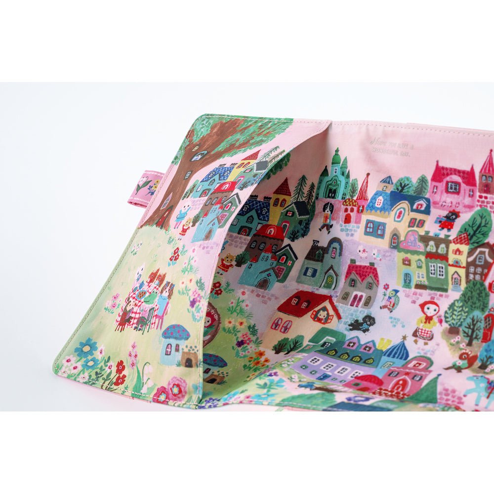 Hobonichi Techo Cover Cousin A5 - Yumi Kitagishi: White Cat Village - Famous | Online Store