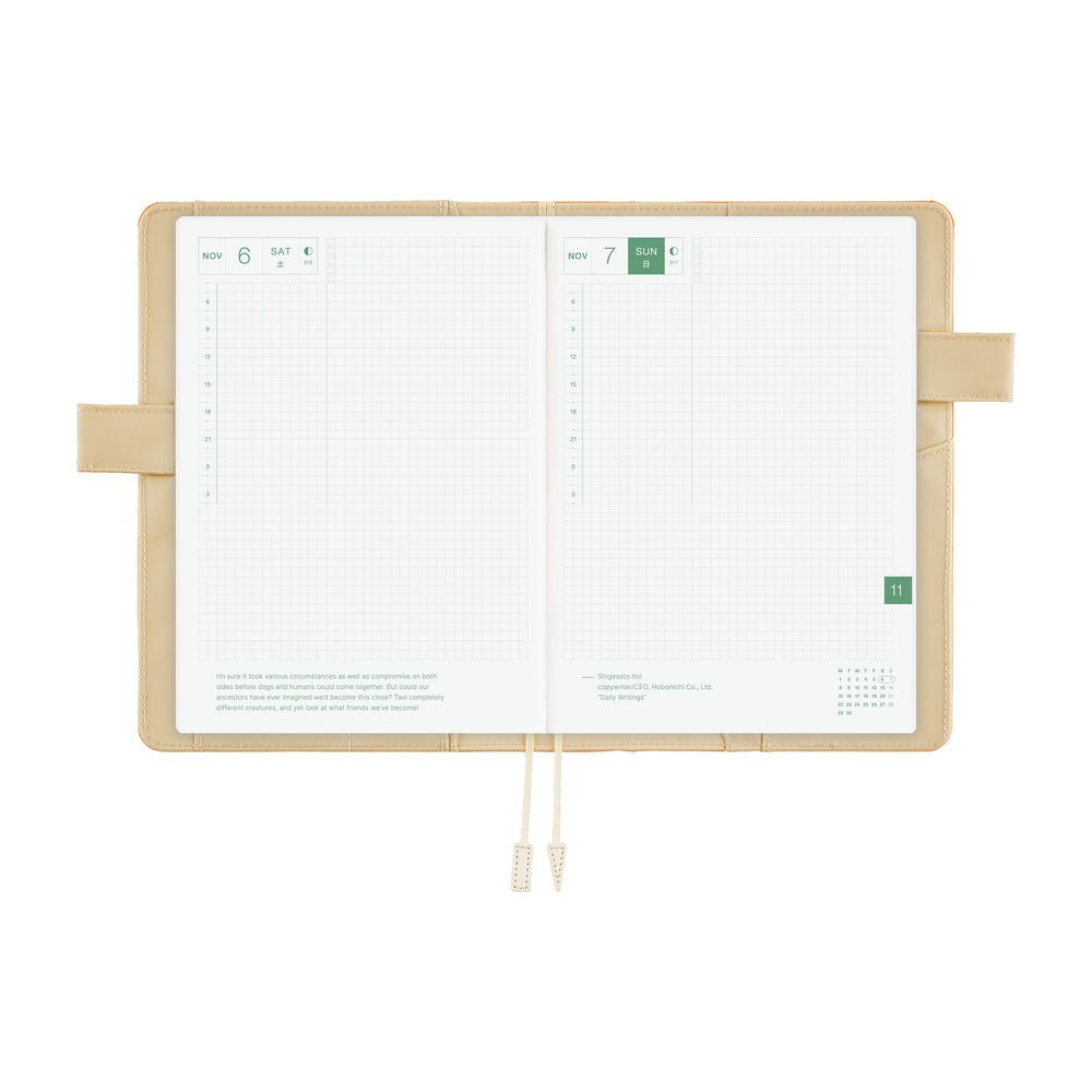 Hobonichi Techo Cover Cousin A5 - Colors: Mango Latte - Famous | Online Store