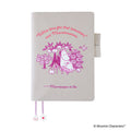 Hobonichi Techo Cover Cousin A5 - Moomin: My Yard (Pink Gray) - Famous | Online Store