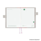 Hobonichi Techo Cover Cousin A5 - Moomin: My Yard (Pink Gray) - Famous | Online Store