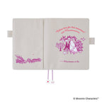 Hobonichi Techo Cover Cousin A5 - Moomin: My Yard (Pink Gray) - Famous | Online Store