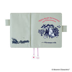 Hobonichi Techo Cover Original A6 - Moomin: My Yard (Pale Mint) - Famous | Online Store