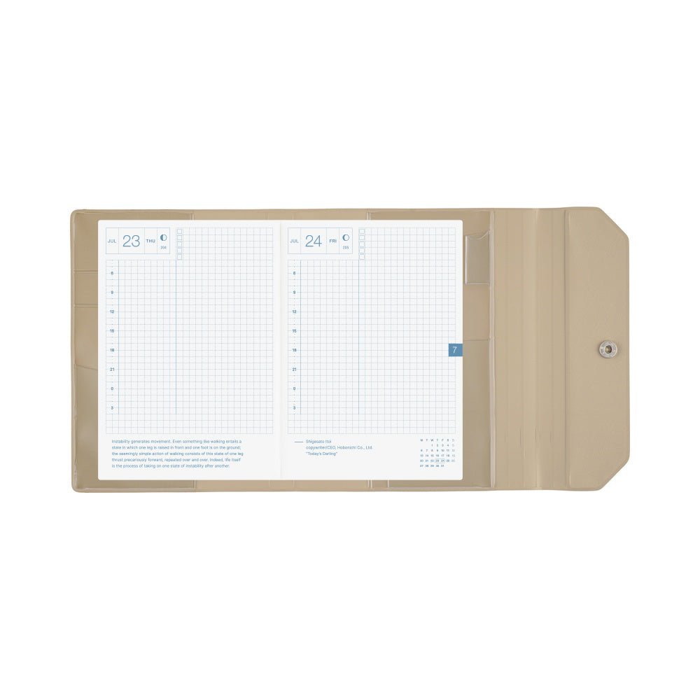 Hobonichi Techo Cover Original A6 - Alettone: Gray - Famous | Online Store