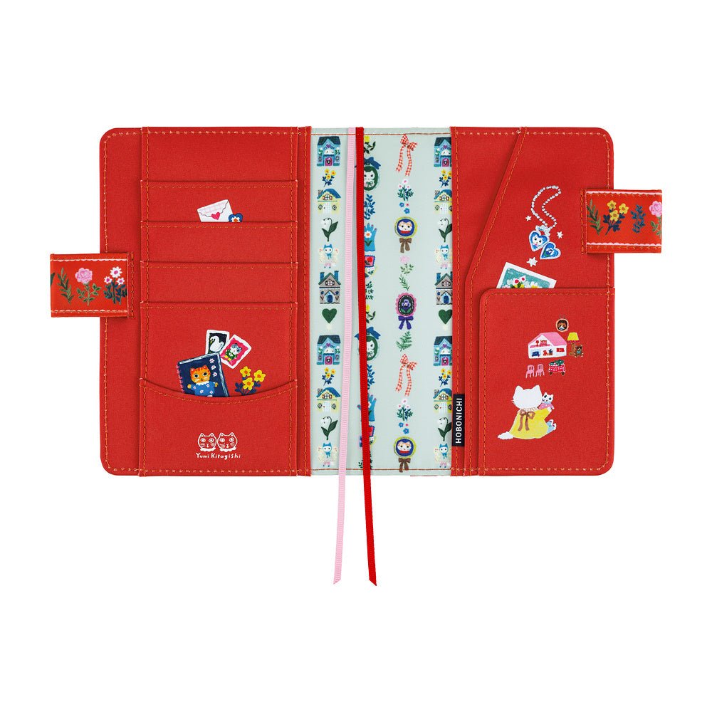 Hobonichi Techo Cover Original A6 - Yumi Kitagishi: White Cat House - Famous | Online Store