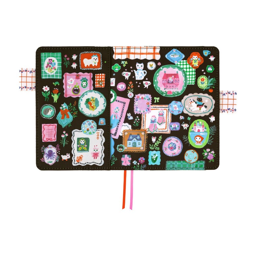 Hobonichi Techo Cover Original A6 - Yumi Kitagishi: White Cat's Table Decorations - Famous | Online Store