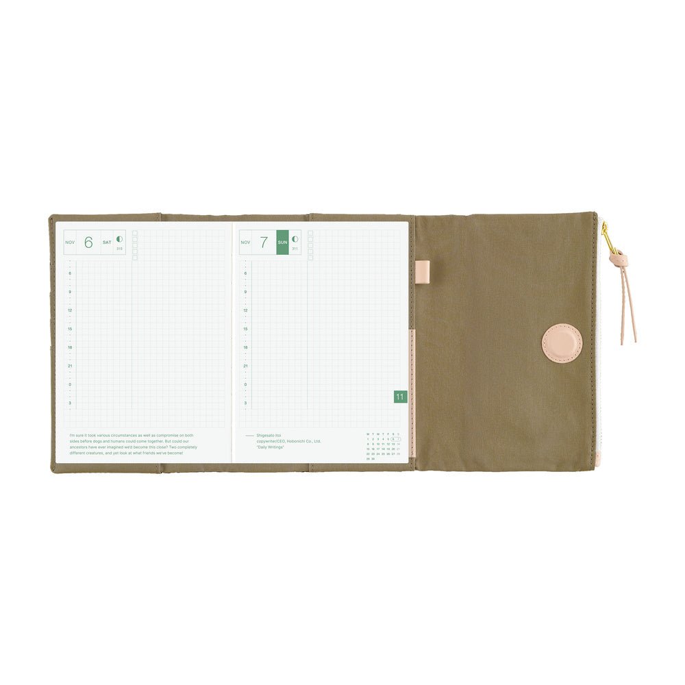 Hobonichi Techo Cover Original A6 - Tragen: Bitter Plaid - Famous | Online Store