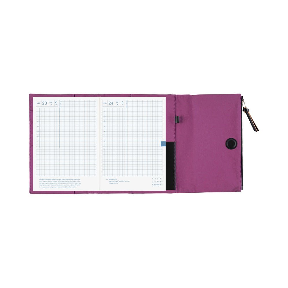 Hobonichi Techo Cover Cousin A5 - Tragen: Purple - Famous | Online Store
