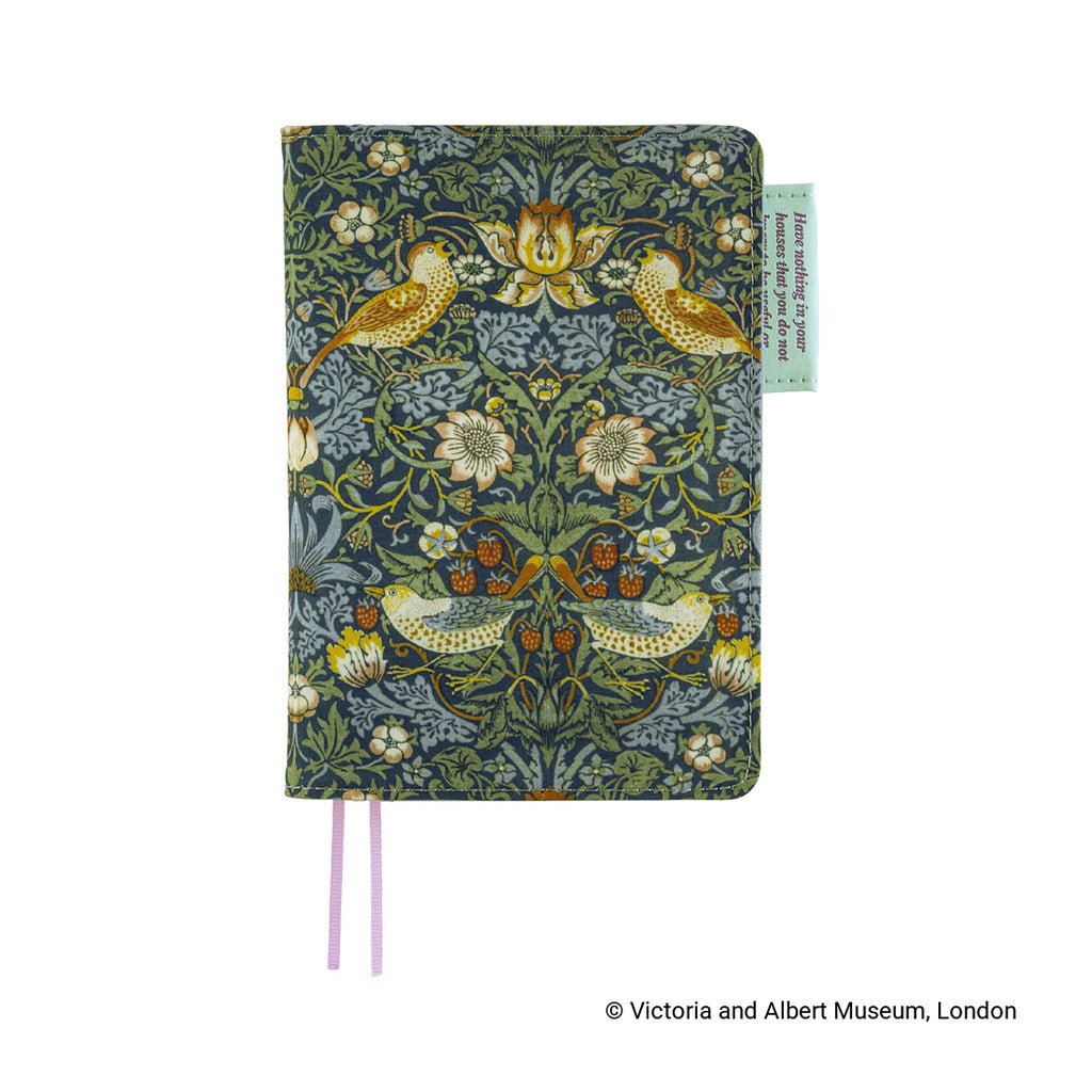 Hobonichi Techo Cover Original A6 - V&A Series: Strawberry Thief - Famous | Online Store