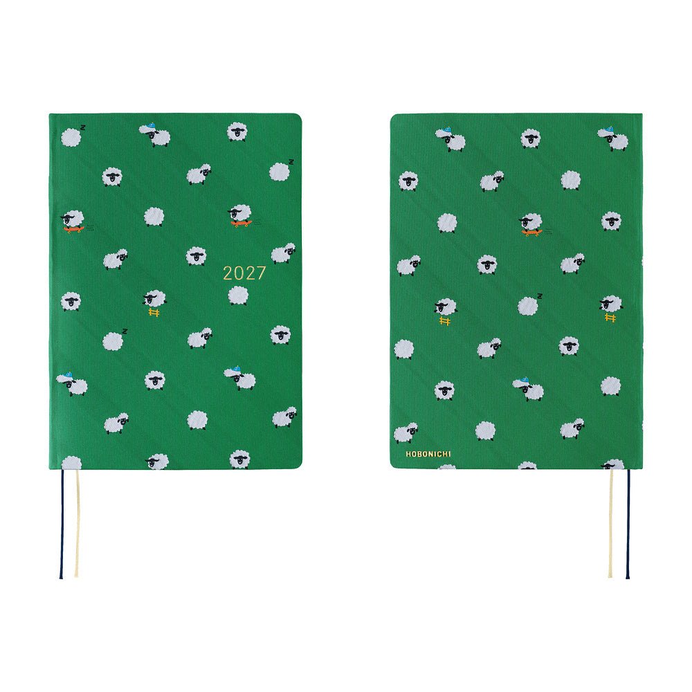 Hobonichi Techo HON A5 2027 - Bow & Tie: Sheep Sheep Sheep - Famous | Online Store