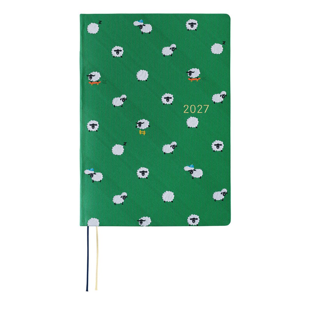 Hobonichi Techo HON A5 2027 - Bow & Tie: Sheep Sheep Sheep - Famous | Online Store