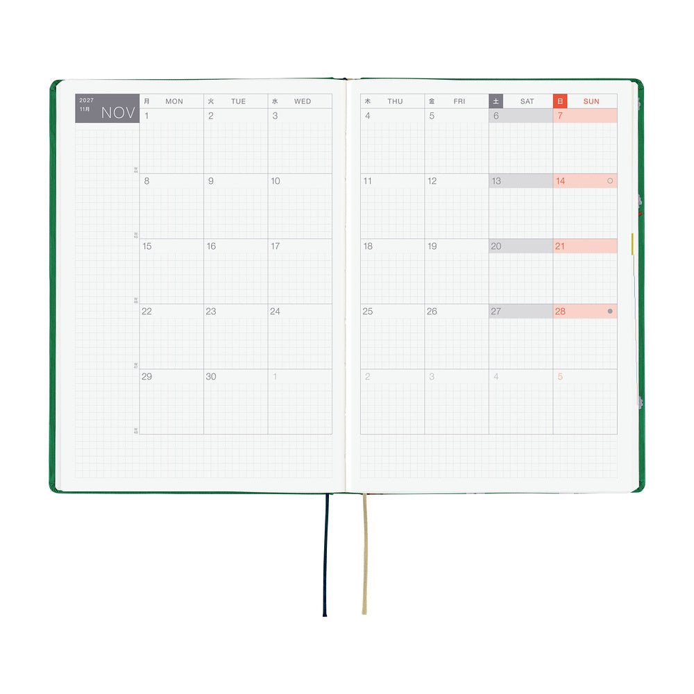Hobonichi Techo HON A5 2027 - Bow & Tie: Sheep Sheep Sheep - Famous | Online Store