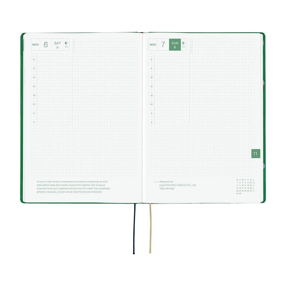 Hobonichi Techo HON A5 2027 - Bow & Tie: Sheep Sheep Sheep - Famous | Online Store