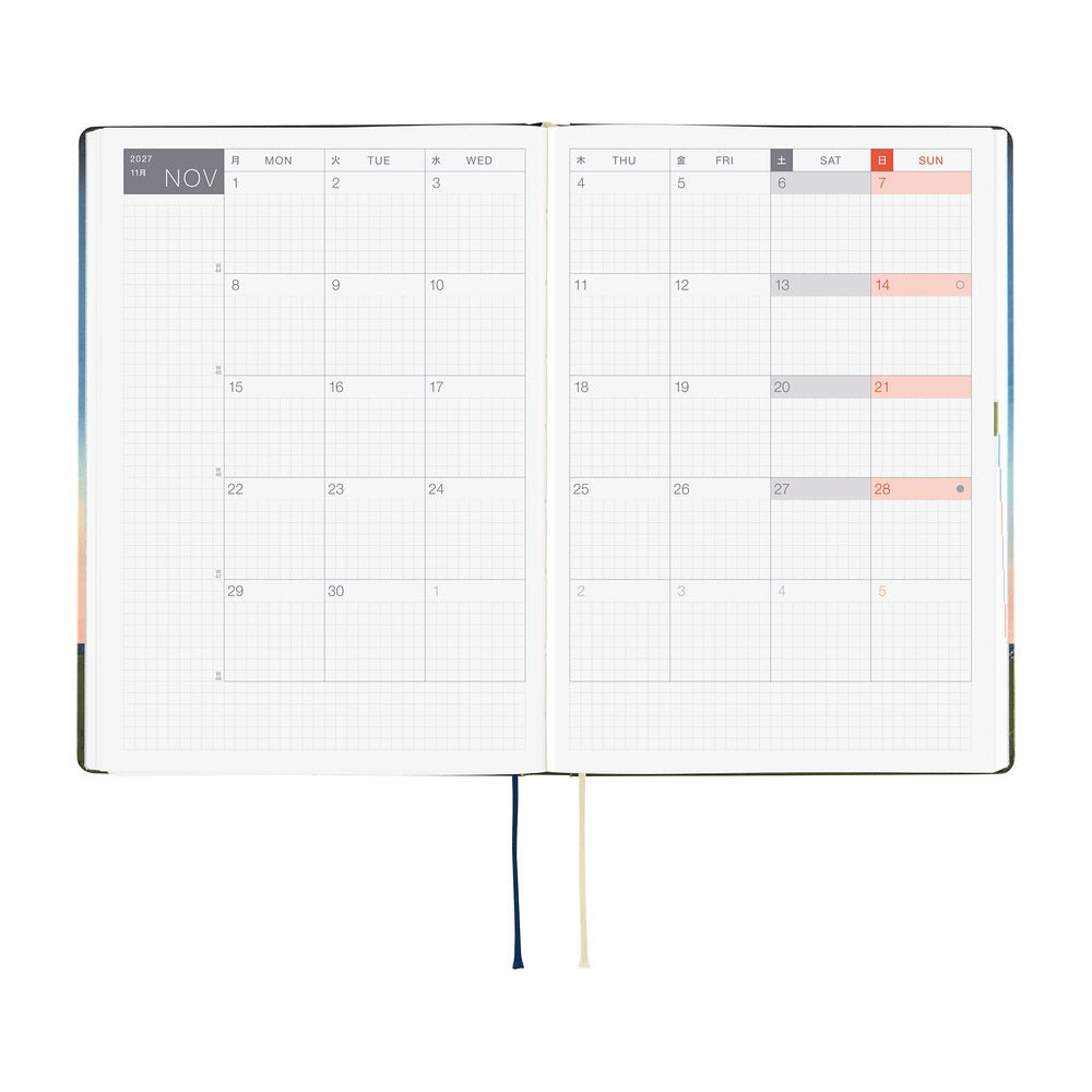 Hobonichi Techo HON A5 2027 - Hiroko Kubota: String Telephone Until the Moon is Full - Famous | Online Store