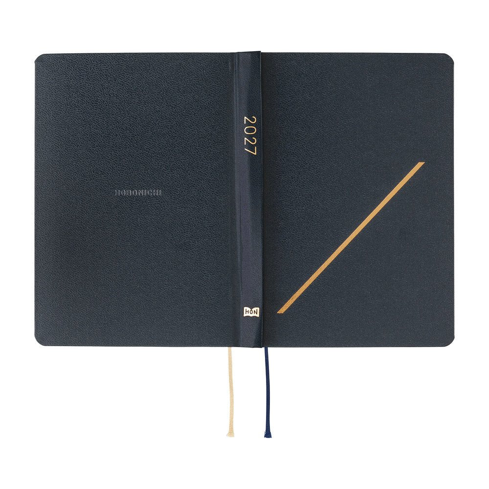 Hobonichi Techo HON A5 2027 - Slash (Navy) - Famous | Online Store