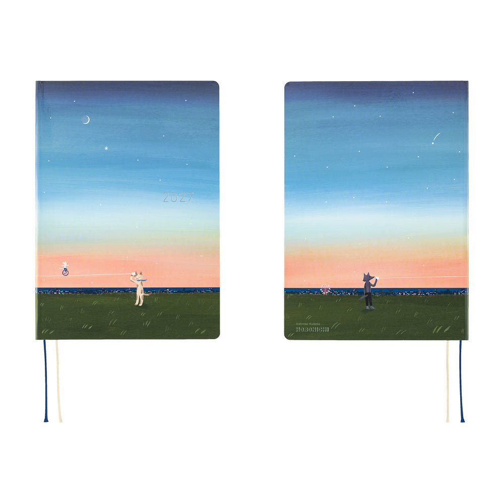 Hobonichi Techo HON A6 2027 - Hiroko Kubota: String Telephone Until the Moon - Famous | Online Store