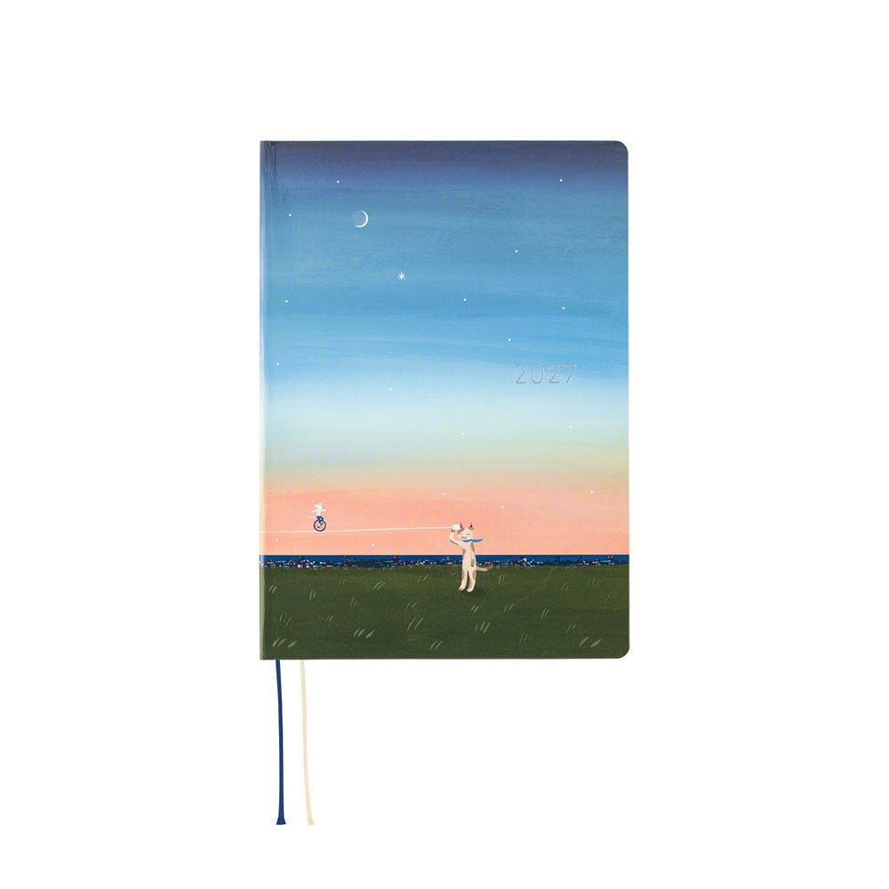 Hobonichi Techo HON A6 2027 - Hiroko Kubota: String Telephone Until the Moon - Famous | Online Store