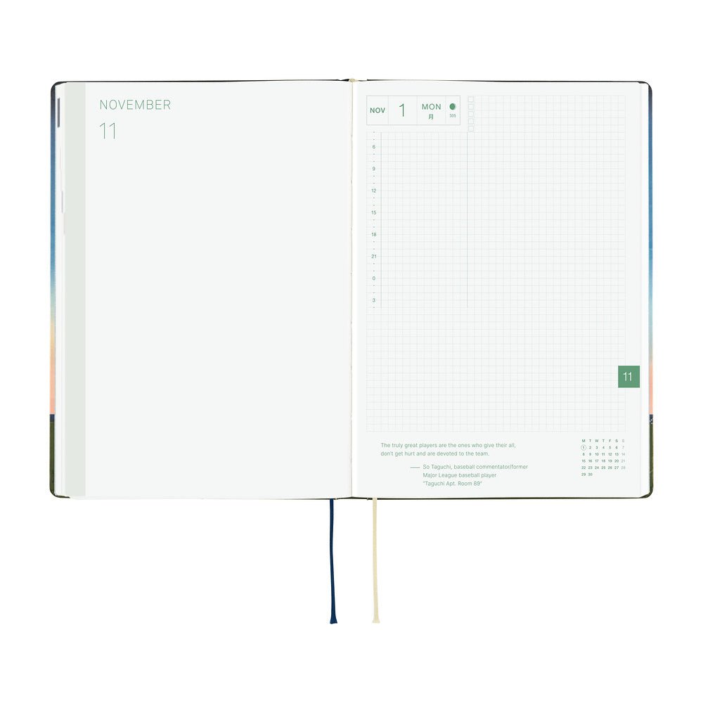 Hobonichi Techo HON A6 2027 - Hiroko Kubota: String Telephone Until the Moon - Famous | Online Store