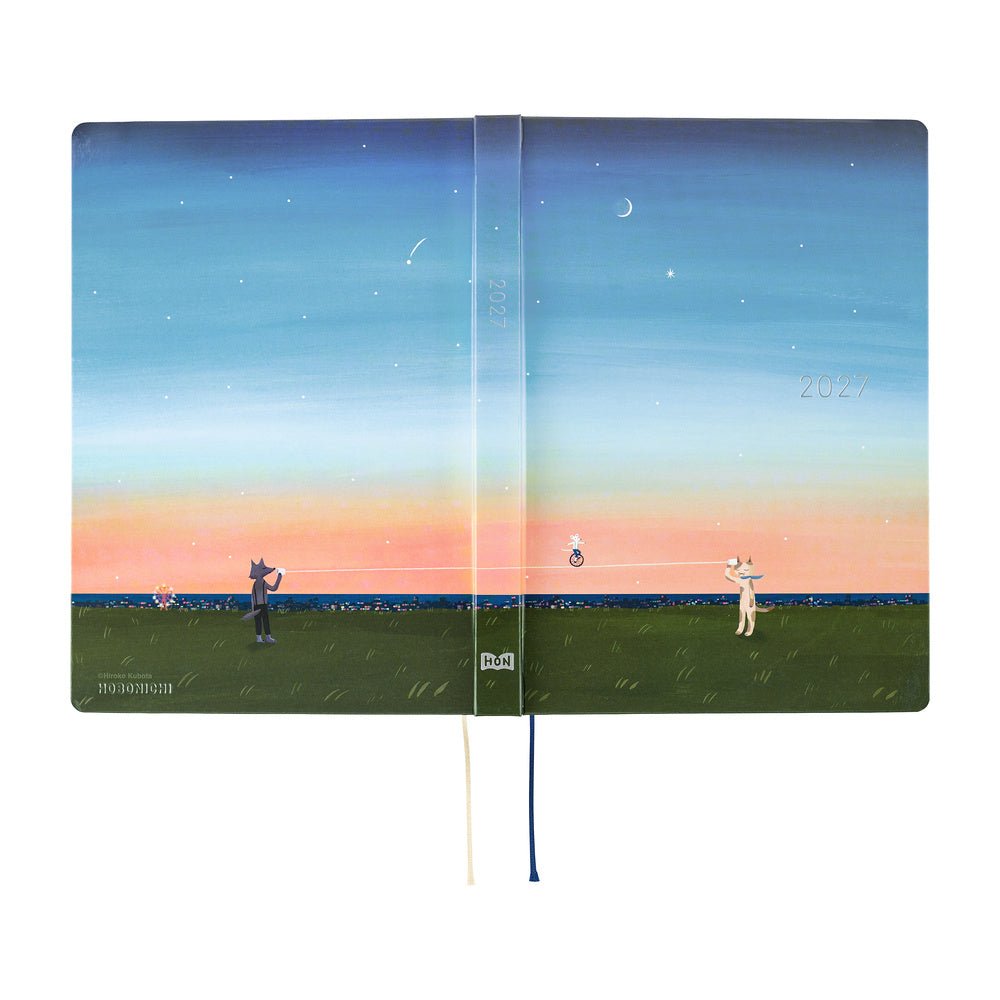 Hobonichi Techo HON A6 2027 - Hiroko Kubota: String Telephone Until the Moon - Famous | Online Store