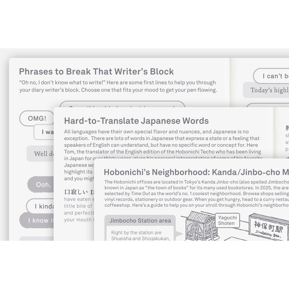 Hobonichi Techo Original A6 - 2027 - Famous | Online Store