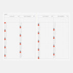 Hobonichi Techo Original A6 - 2027 - Famous | Online Store