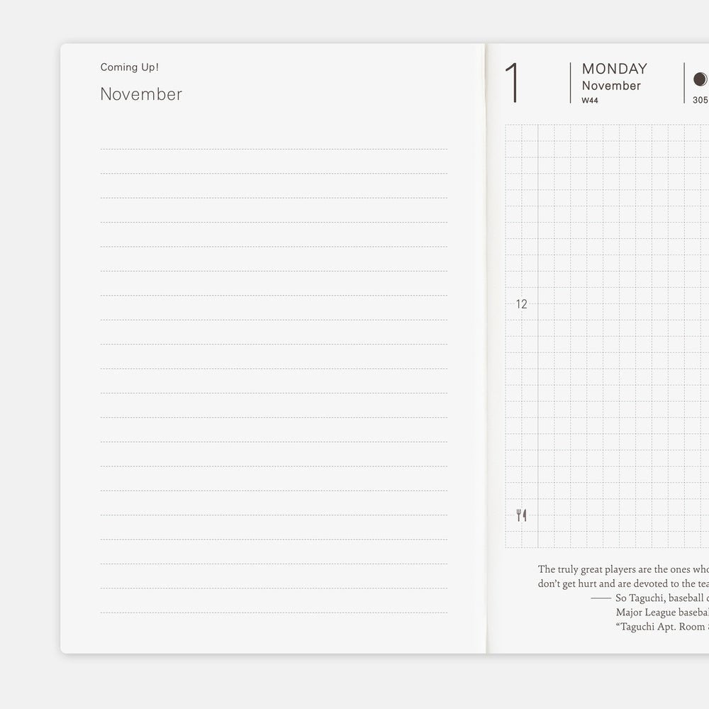 Hobonichi Techo Planner A6 - 2027 - Famous | Online Store