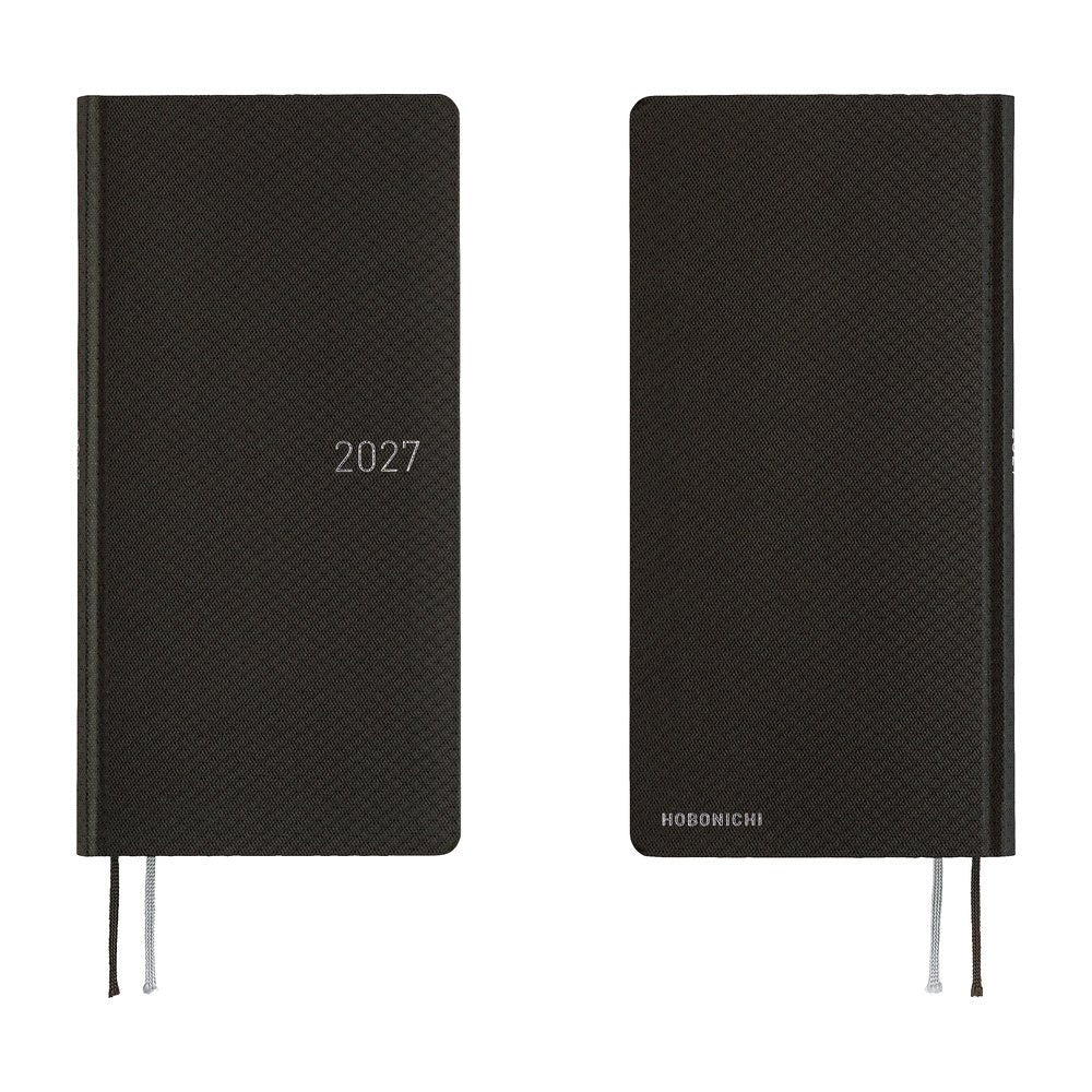 Hobonichi Techo Weeks 2027 - Paper Series: Black Argyle - Famous | Online Store
