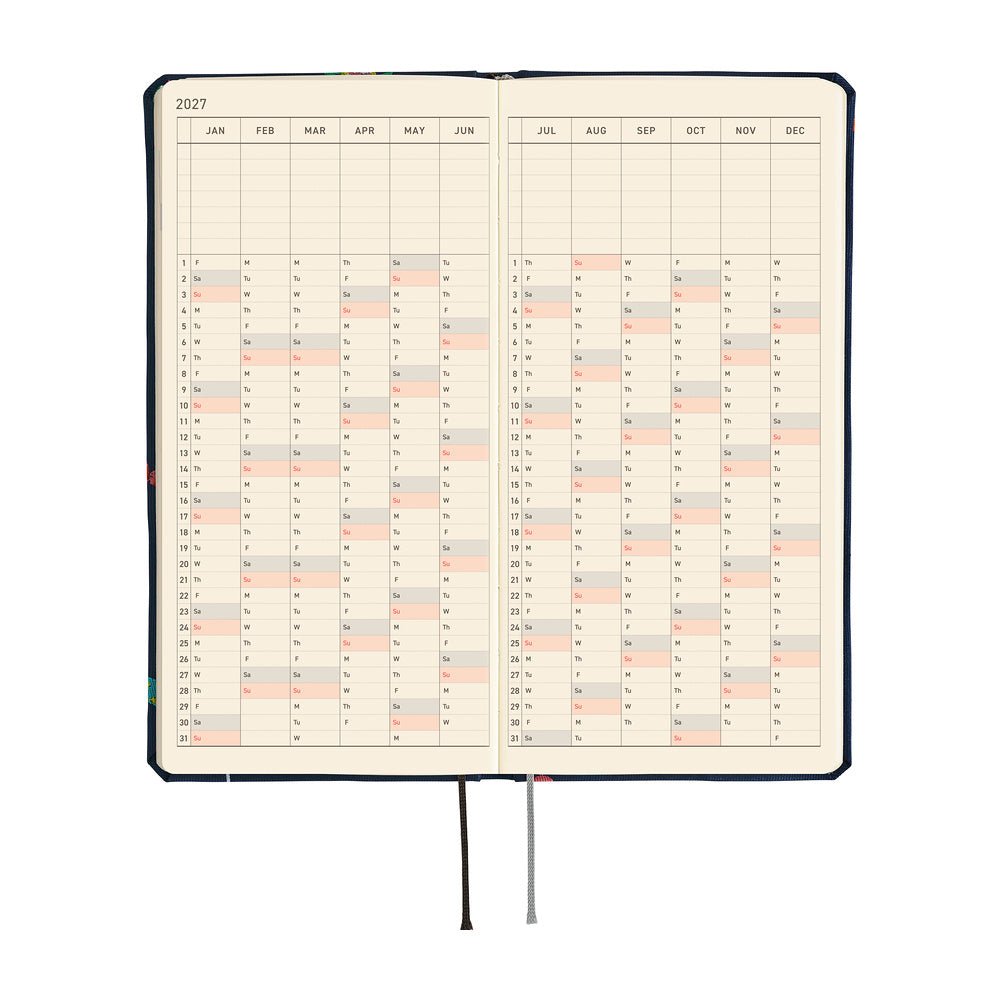 Hobonichi Techo Weeks 2027 - Bow & Tie: Candy Dream - Famous | Online Store