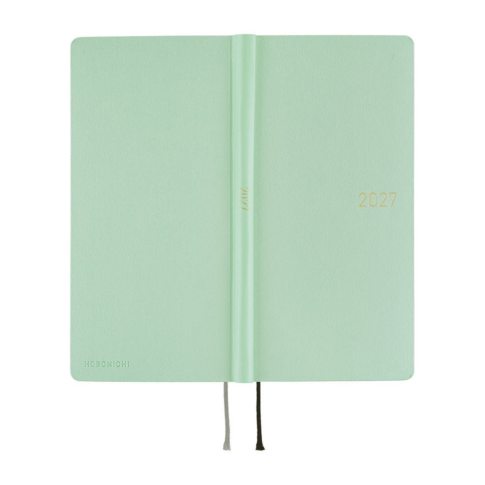 Hobonichi Techo Weeks 2027 - Paper Series: Frosty Jade - Famous | Online Store