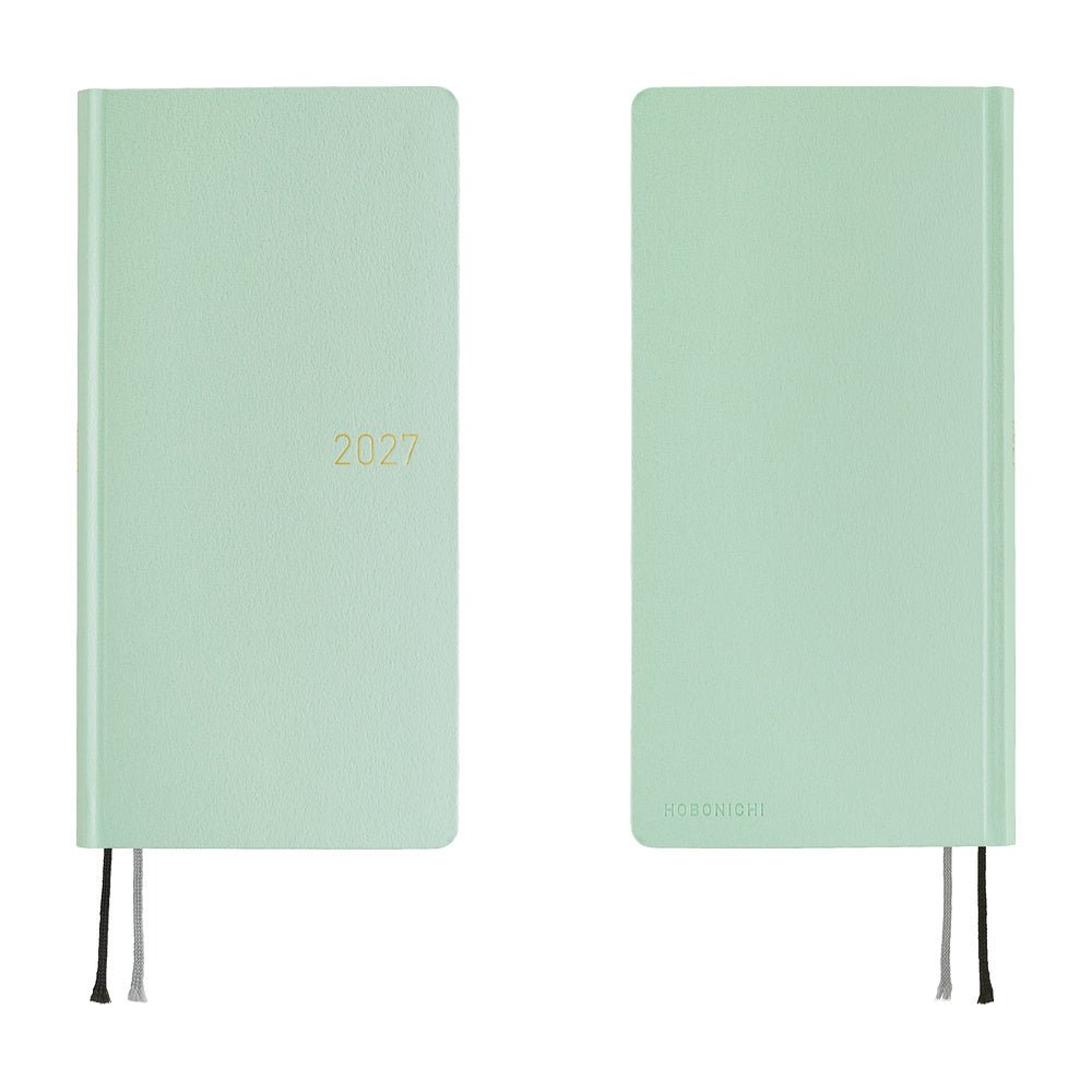 Hobonichi Techo Weeks 2027 - Paper Series: Frosty Jade - Famous | Online Store