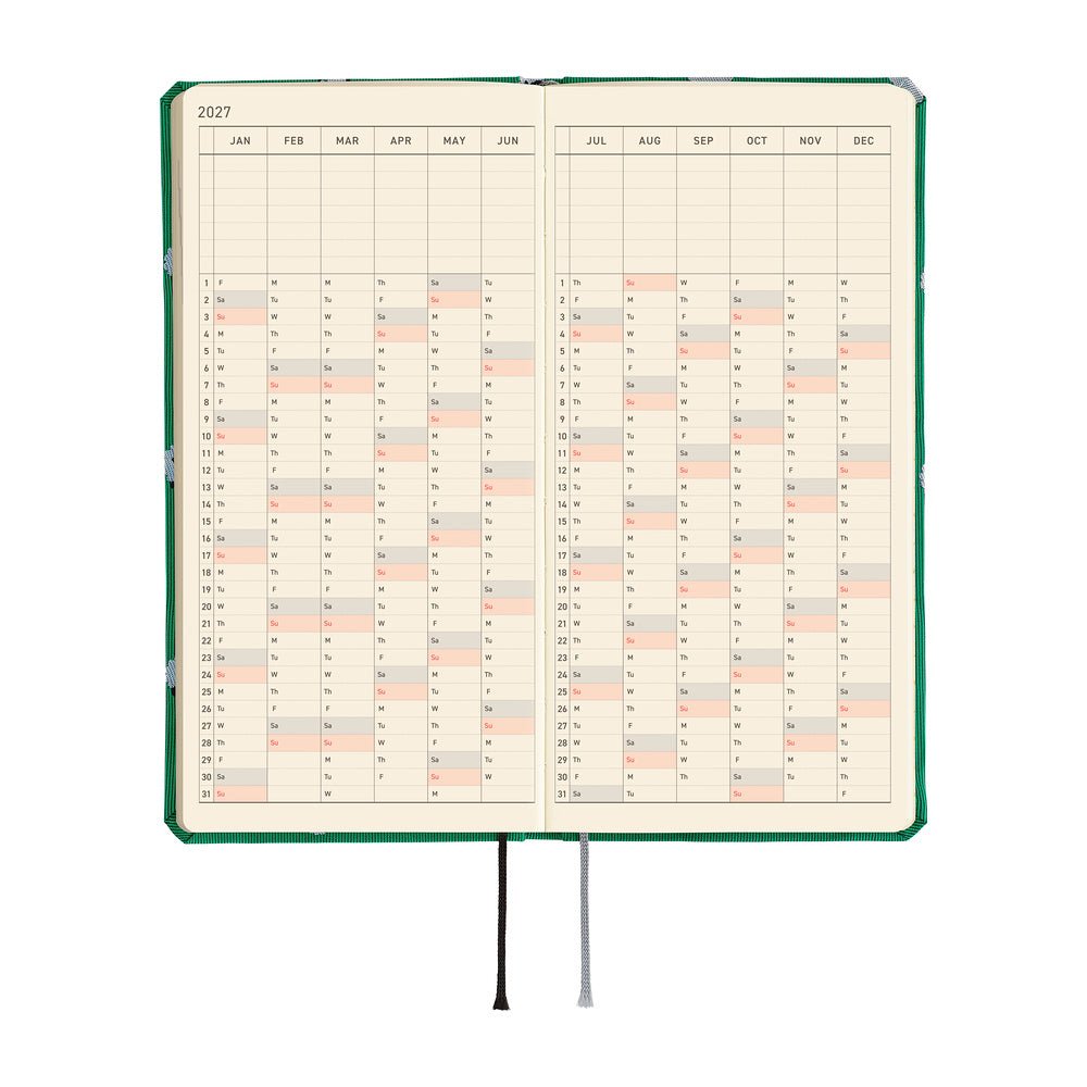 Hobonichi Techo Weeks Mega 2027 - Bow & Tie: Sheep Sheep Sheep - Famous | Online Store