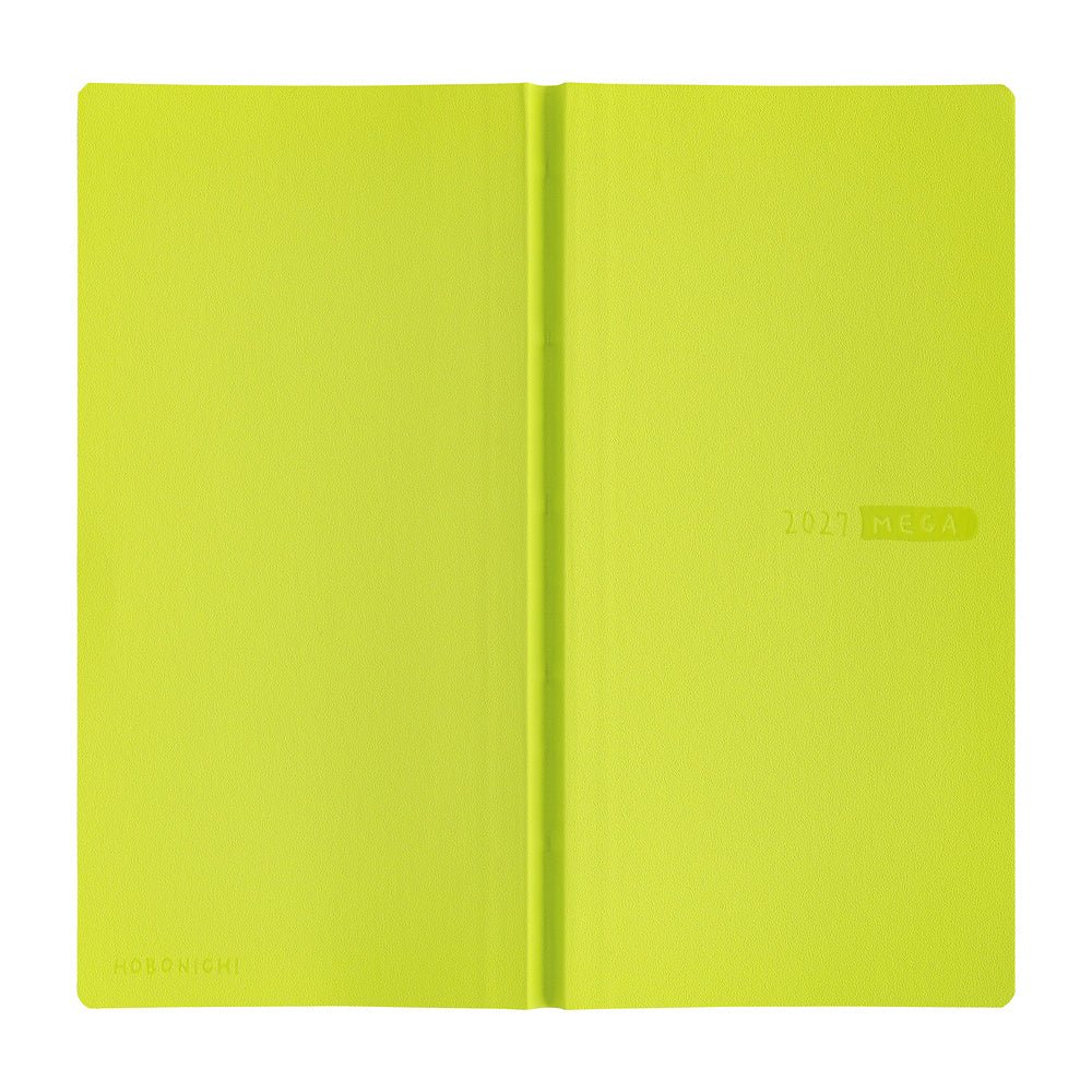 Hobonichi Techo Weeks Mega 2027 - Sneaker: Lime Green - Famous | Online Store