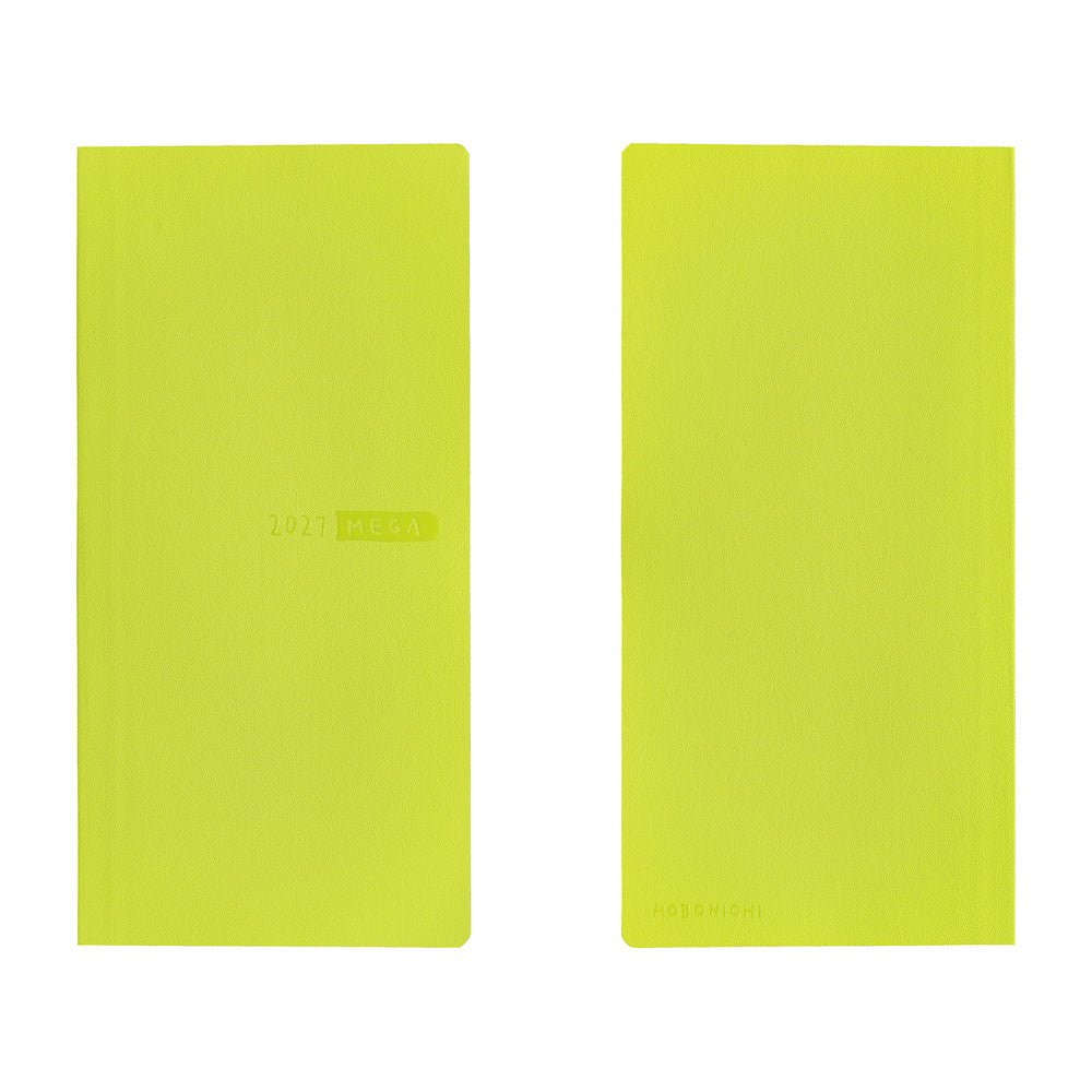 Hobonichi Techo Weeks Mega 2027 - Sneaker: Lime Green - Famous | Online Store