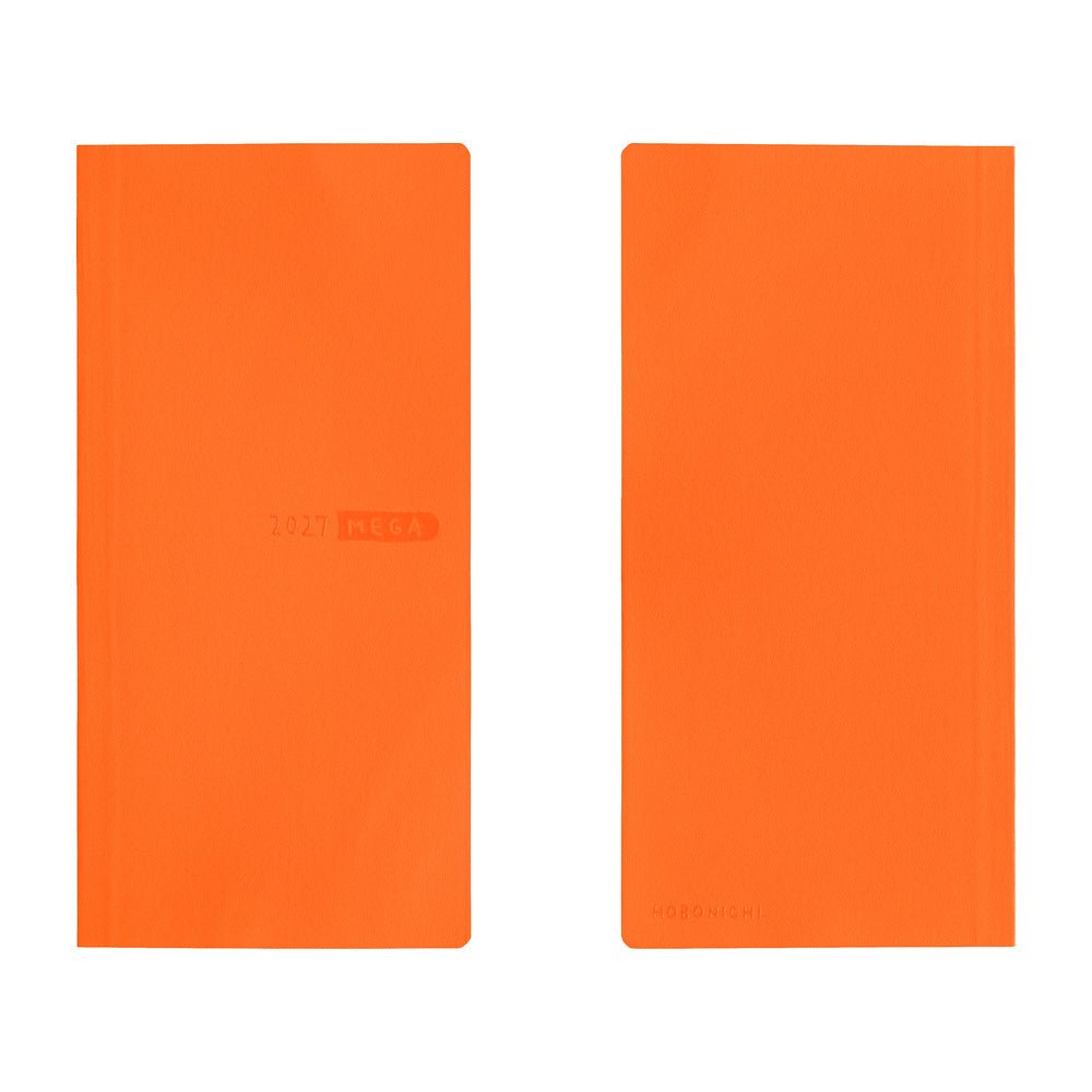 Hobonichi Techo Weeks Mega 2027 - Sneaker: Mandarin Orange - Famous | Online Store