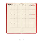 Hobonichi Techo Weeks Mega 2027 - Colors: Poppy Red - Famous | Online Store