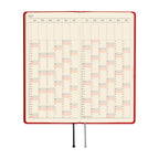 Hobonichi Techo Weeks Mega 2027 - Colors: Poppy Red - Famous | Online Store