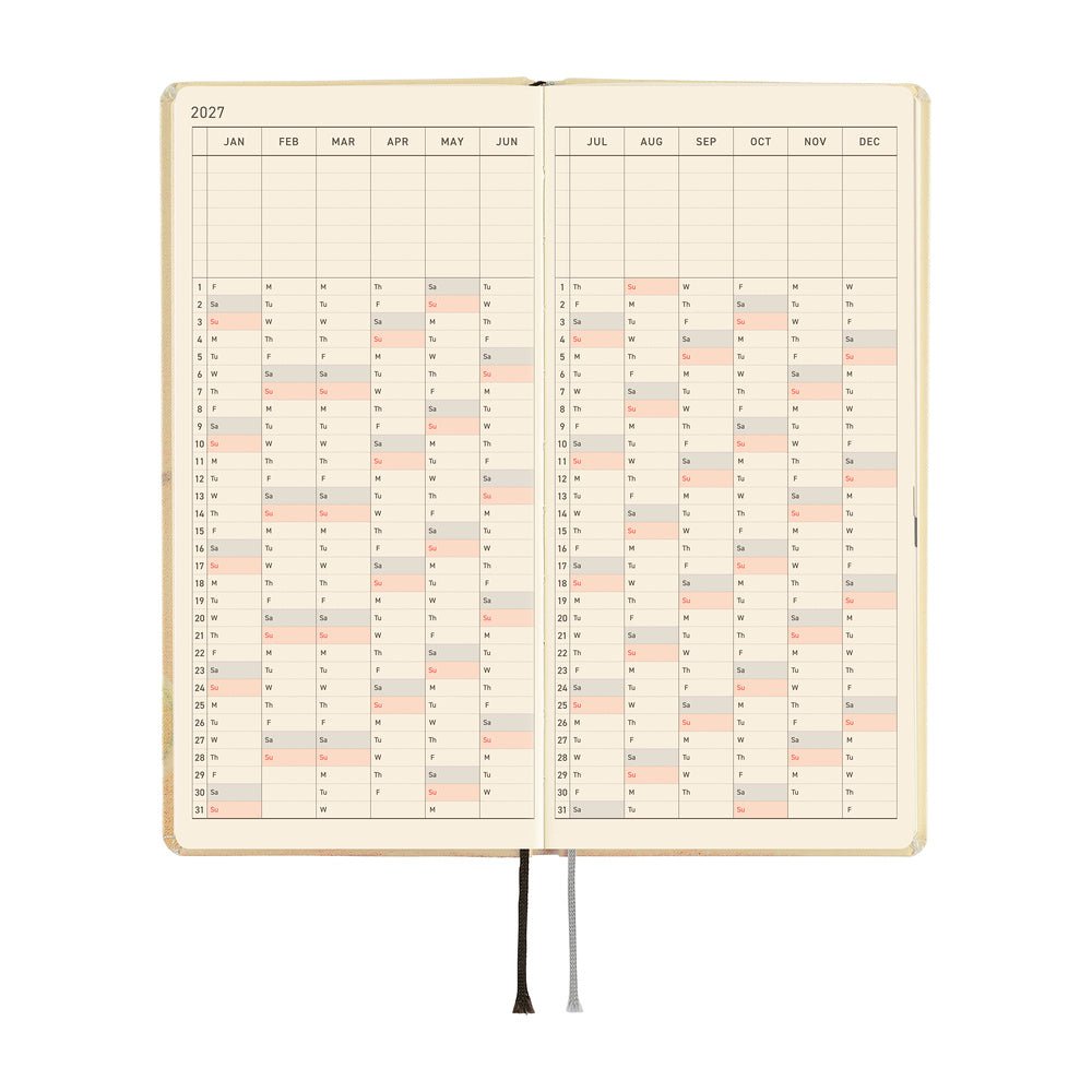 Hobonichi Techo Weeks 2027 - Akiko Miyakoshi: Once, in Spring - Famous | Online Store