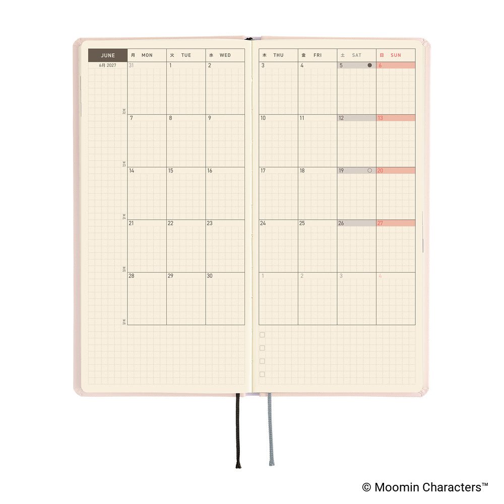 Hobonichi Techo Weeks 2027 - Moomin: At the Table - Famous | Online Store