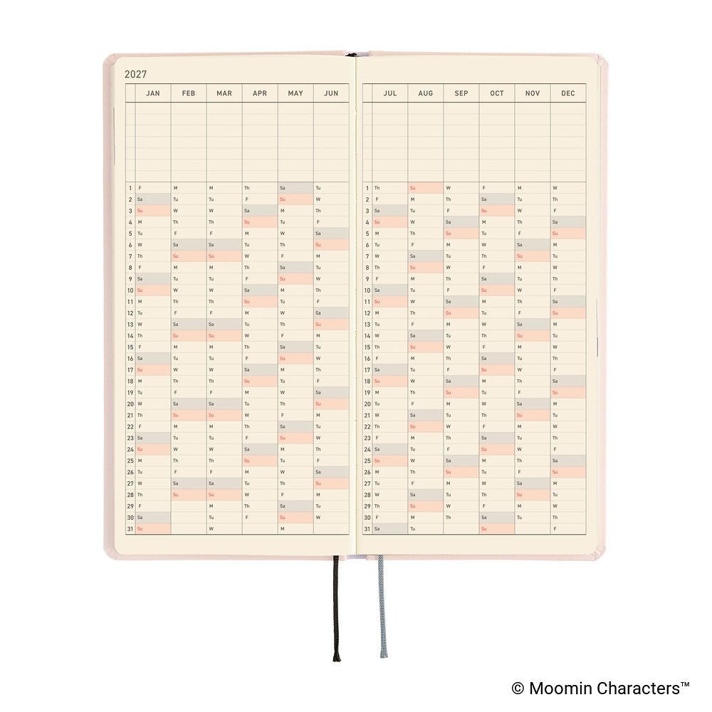 Hobonichi Techo Weeks 2027 - Moomin: At the Table - Famous | Online Store