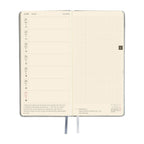 Hobonichi Techo Weeks 2027 - Leather: Noble Silver - Famous | Online Store