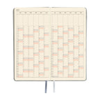 Hobonichi Techo Weeks 2027 - Leather: Noble Silver - Famous | Online Store