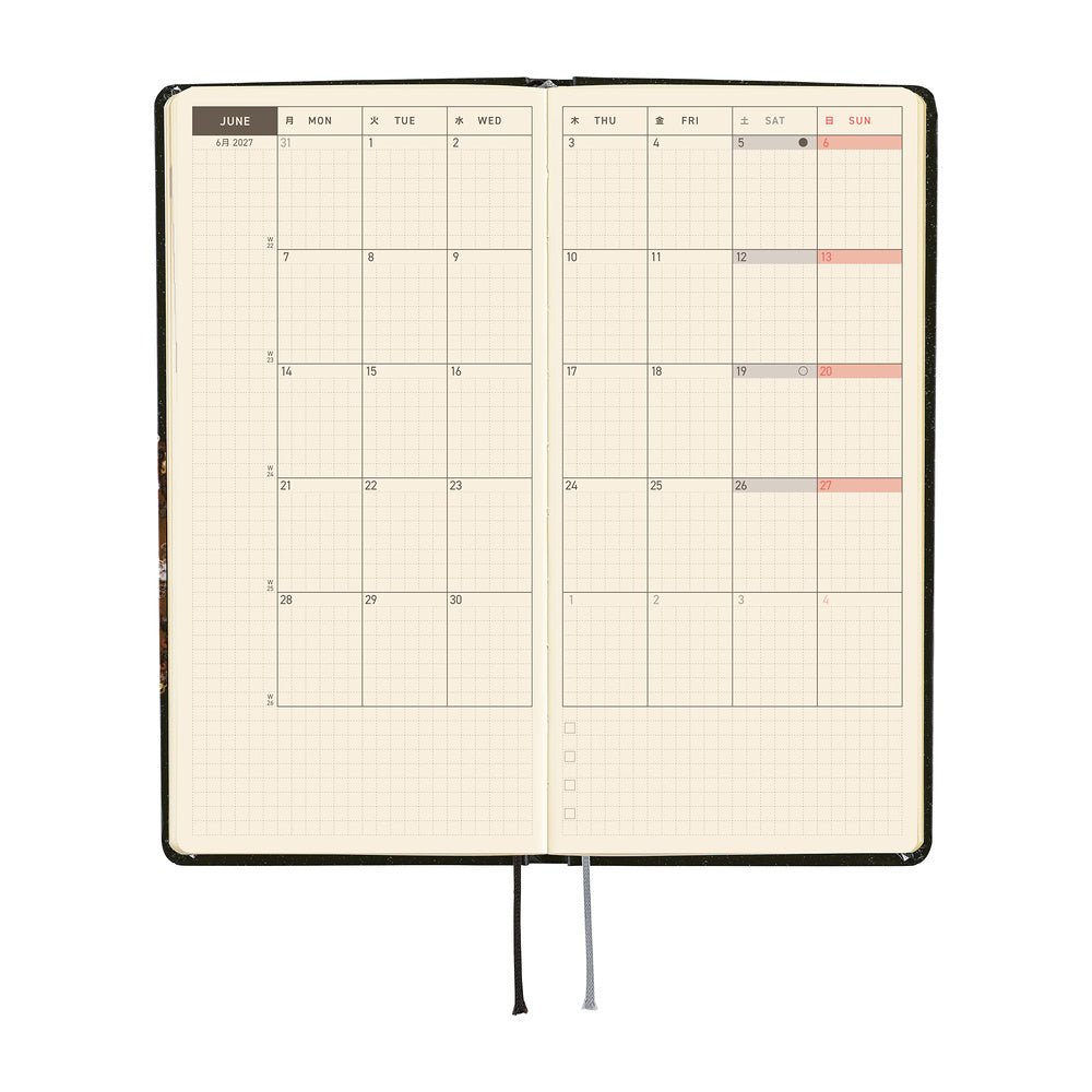 Hobonichi Techo Weeks 2027 - tanakadaisuke: Starlight - Famous | Online Store