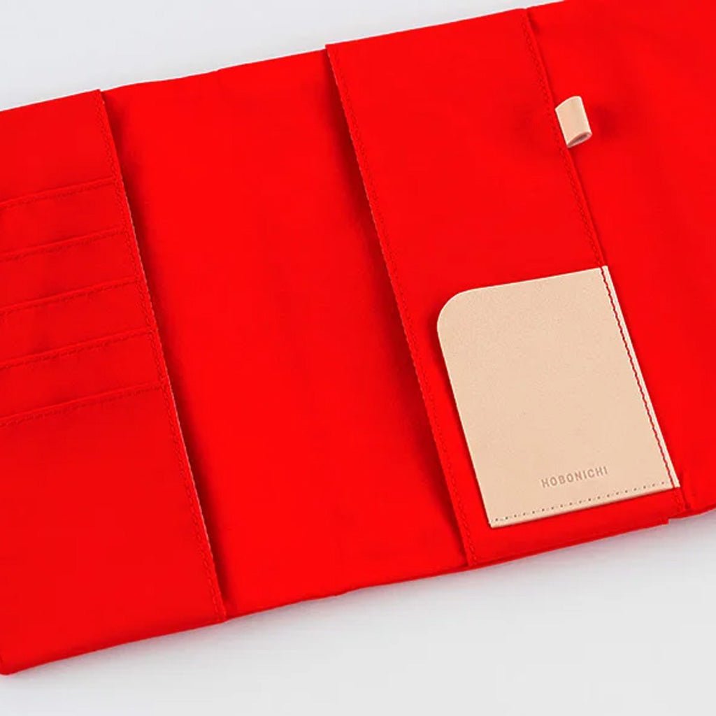 Hobonichi Techo Weeks Cover - Tragen: Red - Famous | Online Store