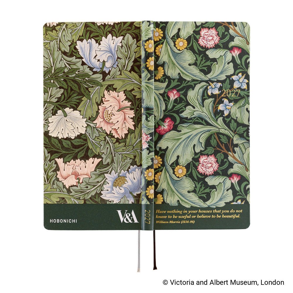Hobonichi Techo Weeks 2027 - V&A Series: Leicester - Famous | Online Store