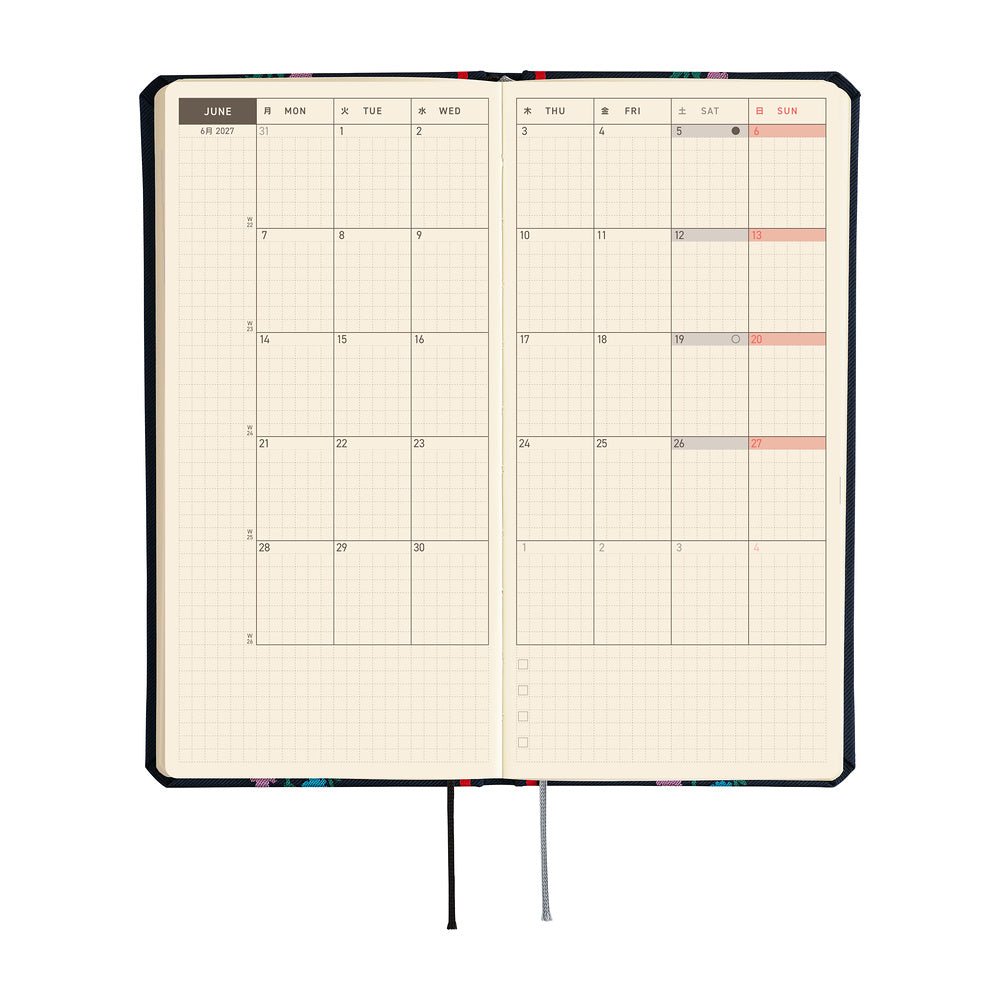 Hobonichi Techo Weeks 2027 - Yoshie Watanabe: Petit Bloom - Famous | Online Store