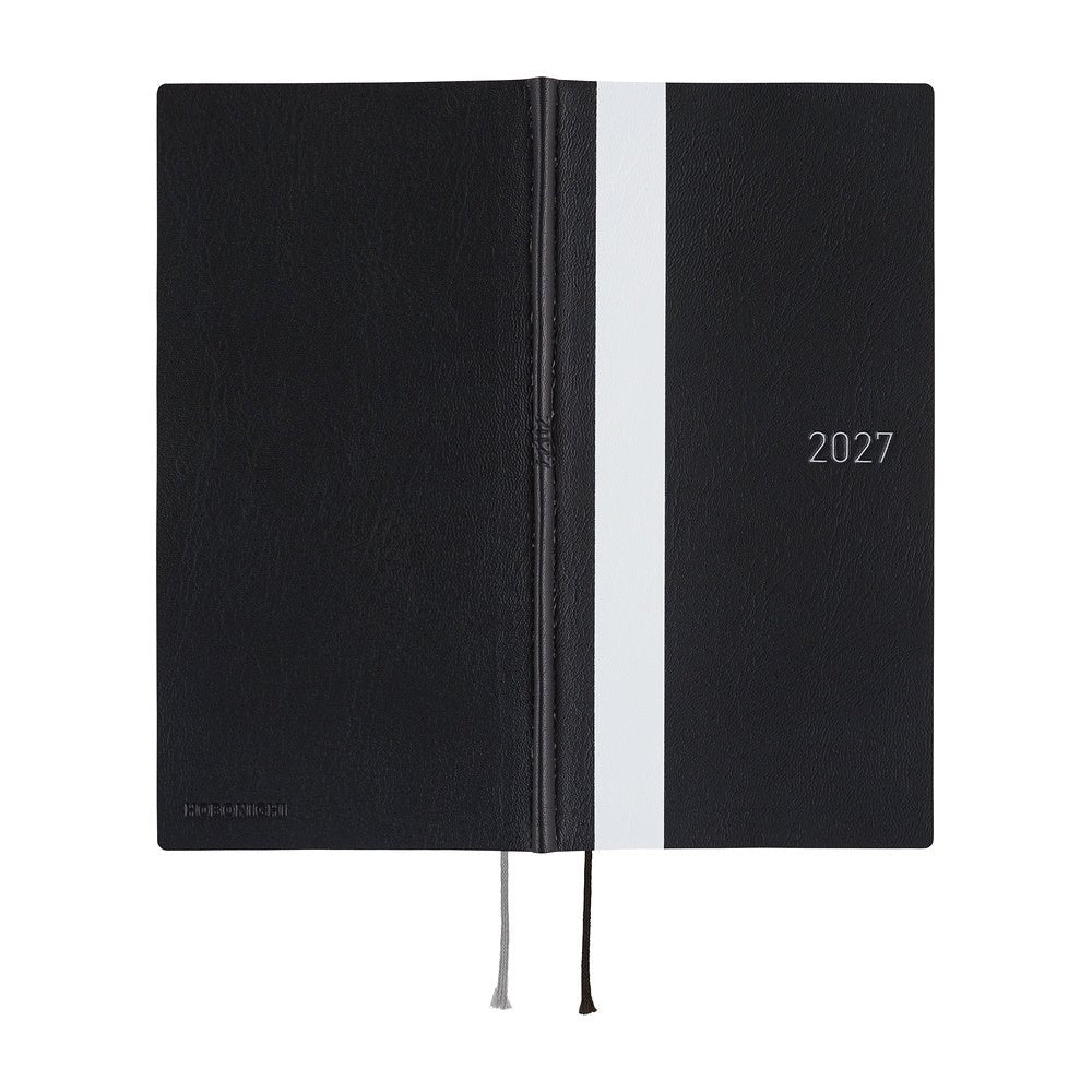 Hobonichi Techo Weeks 2027 - White Line: Black - Famous | Online Store