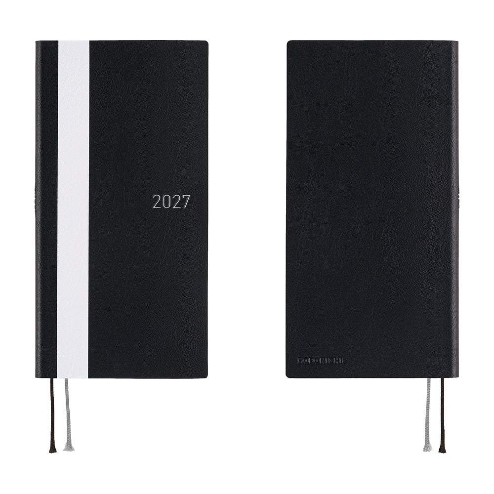 Hobonichi Techo Weeks 2027 - White Line: Black - Famous | Online Store